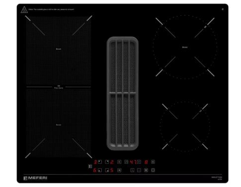 Варочная панель индукционная с вытяжкой MEFERI XSMART60BK ULTRA