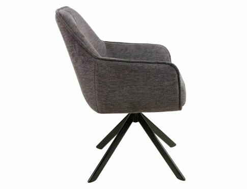 Стул SIGNAL NOTTI Brego 18 серый/черный, поворотный