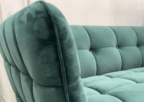 Диван SIGNAL CASTELLO 2 Velvet Bluvel 78 зеленый/венге