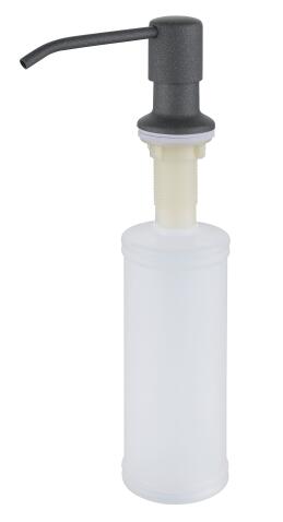 Дозатор GRANFEST QUARZ Круглый Z-5001 темно-серый