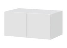 Шкаф NN Мебель ШК 5 (800) Антресоль Белый текстурный