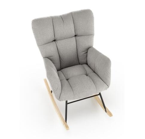 Кресло-качалка HALMAR VASCO серый