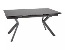 Стол обеденный SIGNAL NORTON черный/черный 160-240/90