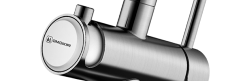 Смеситель для кухни Omoikiri Hotaru WH нержавеющая сталь/белый