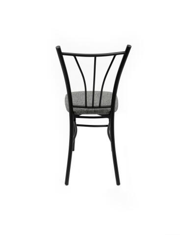 Стул ВВР Трилогия серый/черный, рогожка