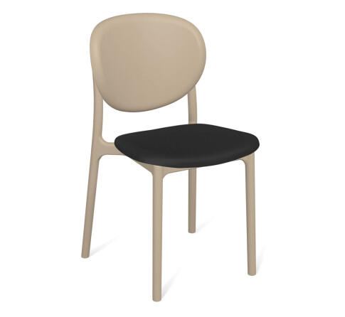 Стул Sheffilton SHT-S180 капучино/черный