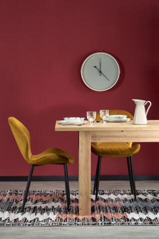 Стол обеденный HALMAR BAGIO дуб артизан/дуб артизан 120-160/80