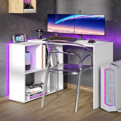 Стол компьютерный NN Мебель СТК 5 Белый