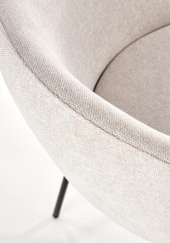 Стул HALMAR K482 бежевый/черный