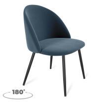 Стул Sheffilton SHT-ST35/S1470-VP тихий океан/черный муар, поворотный