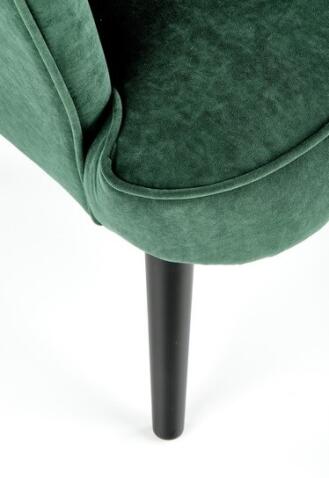 Кресло HALMAR DELGADO темно-зеленый/черный
