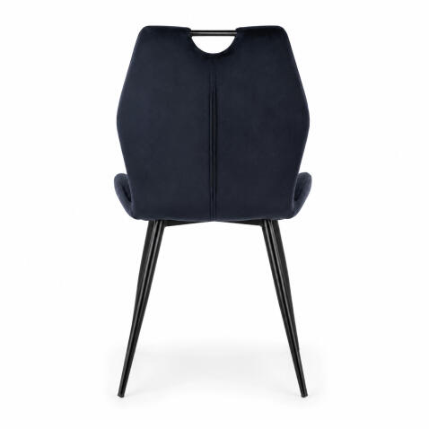 Стул SIGNAL ARCO Velvet Bluvel 19 черный/черный