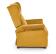 Кресло HALMAR AGUSTIN 2 раскладное, горчичный