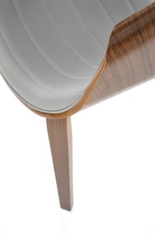 Стул HALMAR K544 серый/орех