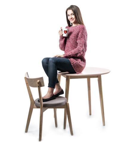 Стол обеденный SIGNAL NELSON дуб медовый 90/75