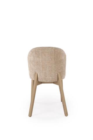 Стул HALMAR BASSO бежевый/орех светлый