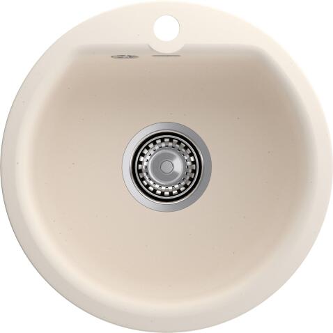 Кухонная мойка GRANFEST SMART SM-435 белый + сифон