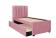 Кровать HALMAR RUSSO розовый, 90/200