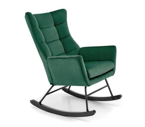 Кресло-качалка HALMAR BAZALTO зеленый
