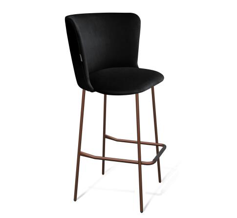 Стул барный Sheffilton SHT-ST36/S29 ночное затмение/медный металлик