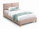 Кровать SIGNAL SIERRA Velvet Bluvel 28 бежевый/дуб, 120/200
