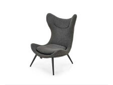 Кресло HALMAR ATLANTIS антрацит/черный