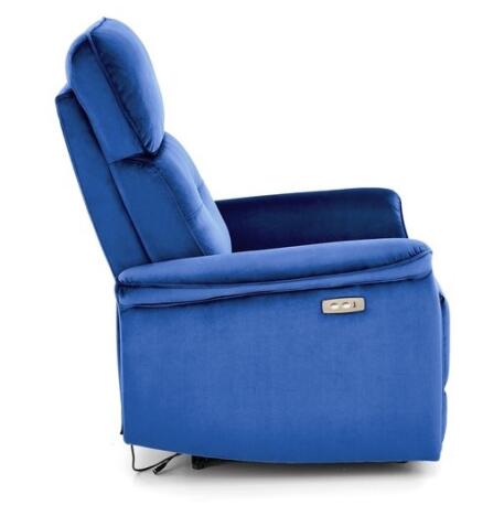 Кресло HALMAR SEMIR раскладное, синий