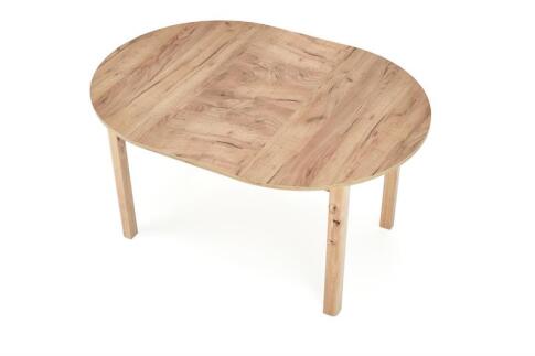 Стол обеденный HALMAR RINGO дуб крафт/дуб крафт 102-142/102