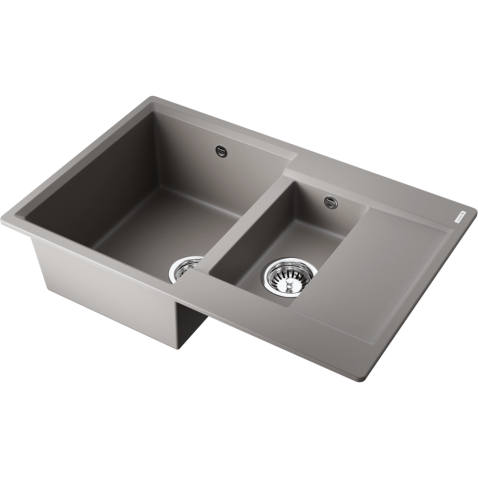 Кухонная мойка Omoikiri Daisen 78-2T GR Tetogranit/leningrad grey