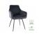 Стул SIGNAL MARLO Velvet Bluvel 19 черный/черный, поворотный