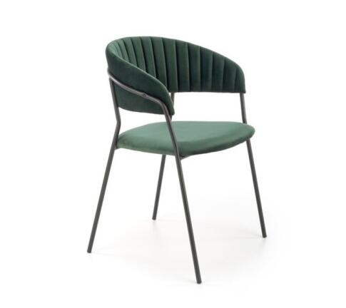 Стул HALMAR K426 темно-зеленый/черный