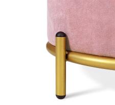 Банкетка Sheffilton SHT-B7 артикул Б-12 пыльная роза/золото