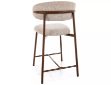 Стул барный SIGNAL ELTON H-2 Noelle 30 бежевый/орех
