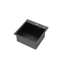 Мойка ARFEKA ECO AR 450*450 POP-UP BLACK PVD NANO DECOR MILLET GRAINS (настольная)