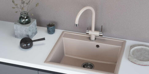 Кухонная мойка Omoikiri Daisen 77-BE Artgranit/ваниль