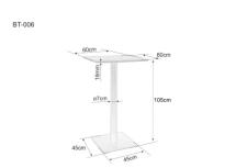 Стол барный SIGNAL BT-006 дуб артизан/черный мат, 60
