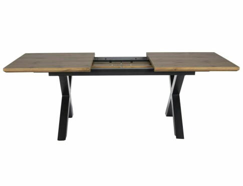 Стол обеденный SIGNAL XAVIERO II дуб артизан/черный 160-240/90