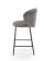 Стул барный HALMAR H121 серый/черный