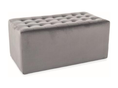 Пуф SIGNAL LORI 2 Velvet Bluvel 14 серый Пуф SIGNAL LORI 2 Velvet Bluvel 14 серый