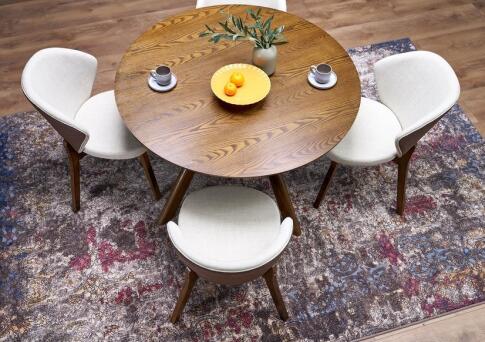 Стол обеденный HALMAR RUPERT орех/орех 120