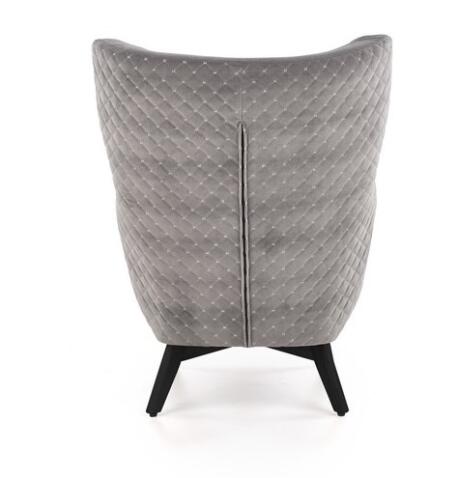 Кресло HALMAR MARVEL серый/черный