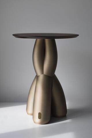 Стол журнальный Sheffilton SHT ТЬЮБС состаренная бронза