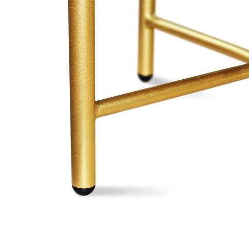 Банкетка Sheffilton SHT-B4 артикул Б-7 голубая пастель/золото