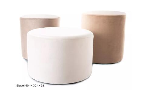 Пуф SIGNAL DOTI B Velvet Bluvel 28 бежевый