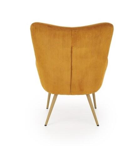 Кресло HALMAR AMARO горчичный