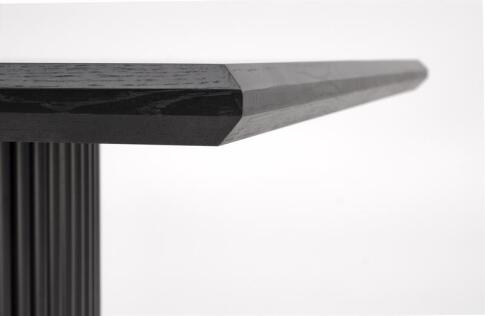 Стол обеденный HALMAR BOLERO черный дуб/черный 160-250/90