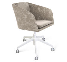 Кресло компьютерное Sheffilton SHT-ST43-1/S154 карамельный латте/белый