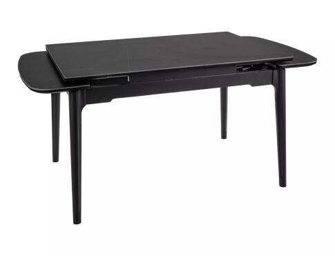 Стол обеденный SIGNAL SENTO черный/черный 120-180/80