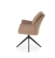 Стул HALMAR K591 коричневый/черный, поворотный