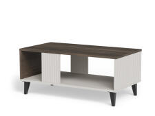 Стол журнальный HALMAR RANDOM 2 LAW-1 кашемир/орех/черный